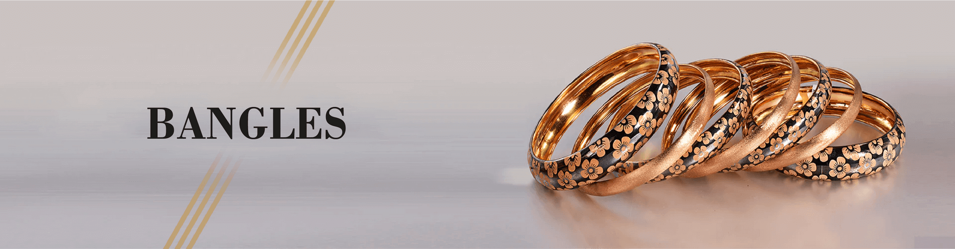 Gold Bangles Set Image